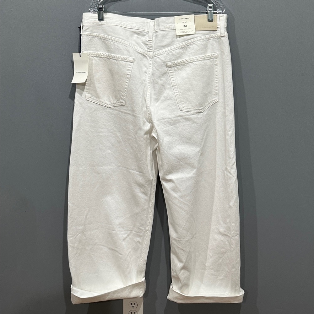 CITIZENS OF HUMANITY AYLA BAGGY CUFFED CROP - SERENE SIZE 32 - Picture 7 of 17